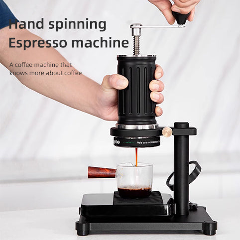 STARSEEKER Manual Spin Coffee Machine Portable Espresso Small Coffee Machine for Home Outdoor(Standard）