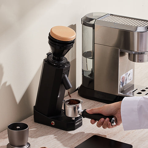 STARSEEKER Max Electric Coffee Bean Grinder 40MM Cone Knife Stepless Espresso Handmade Small Coffee Burr Grinder